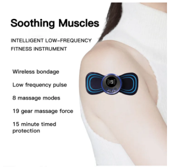 Mini Body Massager Pulse Neck Pain Relief Ems